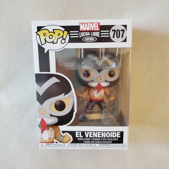 Funko Other - NIB(Unopened)-El Venenoide Marvel Lucha Libre Edition Bobble-Head Funko Pop 707